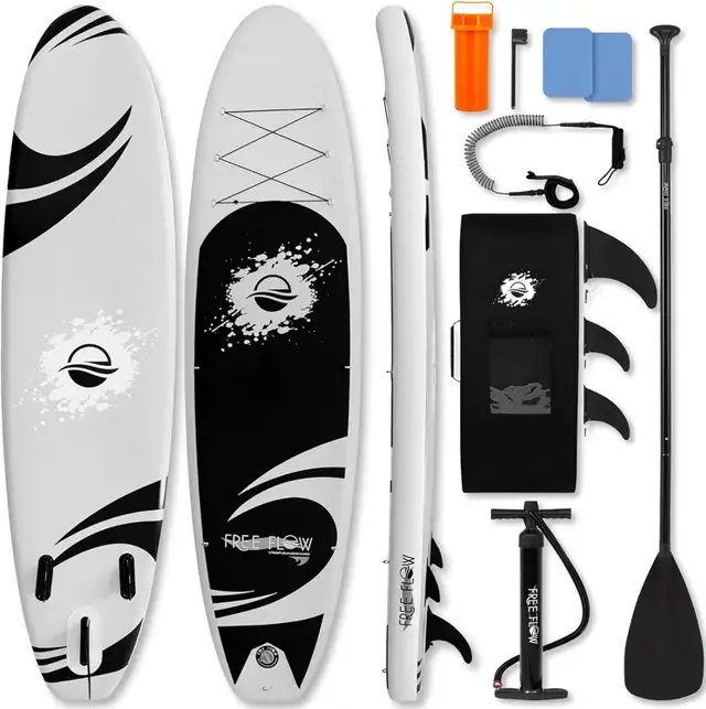 SereneLife Free Flow 10' Inflatable Stand-Up Paddle Board