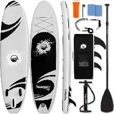 SereneLife Free Flow 10' Inflatable Stand-Up Paddle Board