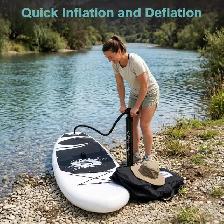 SereneLife Free Flow 10' Inflatable Stand-Up Paddle Board - Photo 7