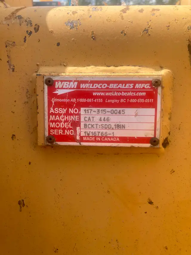 CAT 446 18' Bucket (NEW)