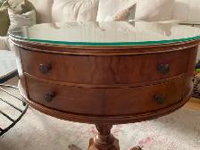 Vintage Mid Century Drum Side Tables - Photo 3