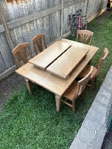 Crate&Barrel Dining Table & Chairs $525 - Photo 3