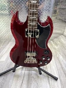 Epiphone EB-3 4 String Bass Guitar Cherry Finish With Case - Photo 3
