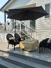 Patio Umbrella - Black - Photo 2