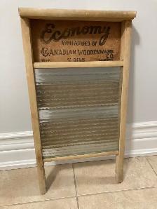 Vintage Antique Farmhouse Washboard - Photo 2