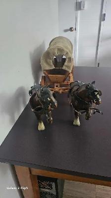 Chevaux avec charrette lumière/chariot ferme lampe - Photo 5