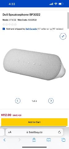 Brand New Dell speaker phone SP3022 - Photo 3