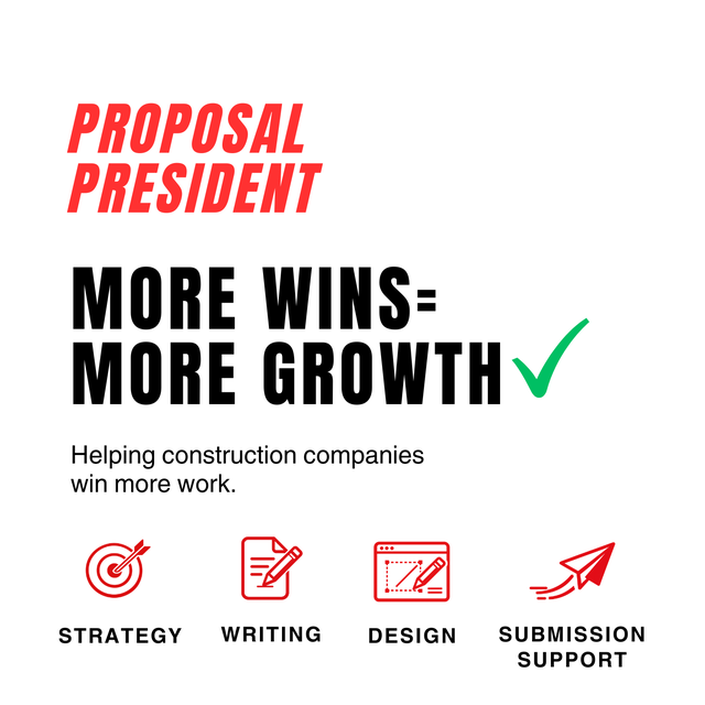 WIN MORE CONSTRUCTION PROJECTS | Proposal Consultant