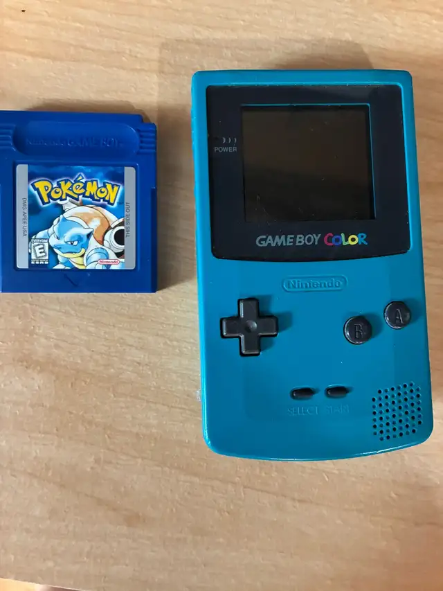 Nintendo Game Boy Color with Pokemon Blue