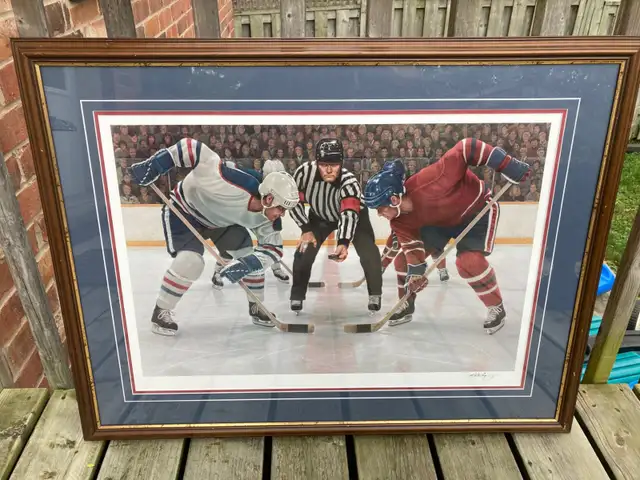 Ken Danby - Face Off  - Framed Print