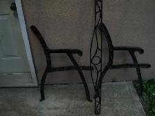 cast iron bench parts - Photo 4