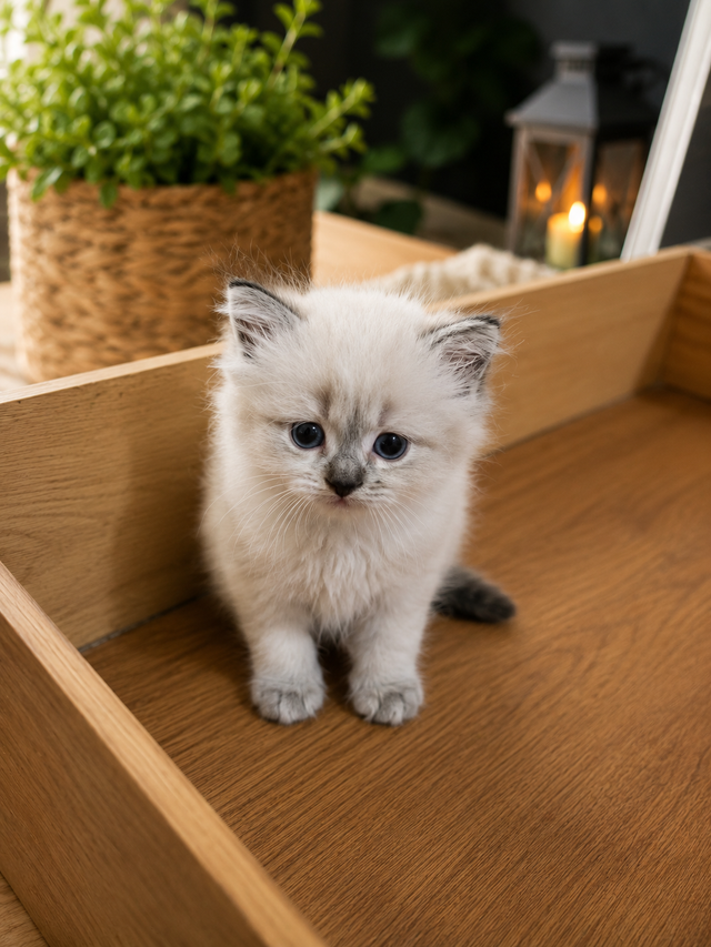 Chaton Ragdoll