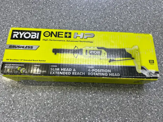 Ryobi RBLC01B 18V Extended Reach Ratchet New