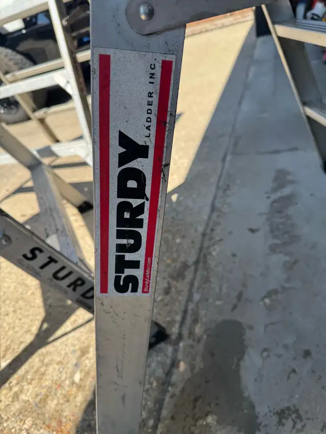 Sturdy sawhorse ladders