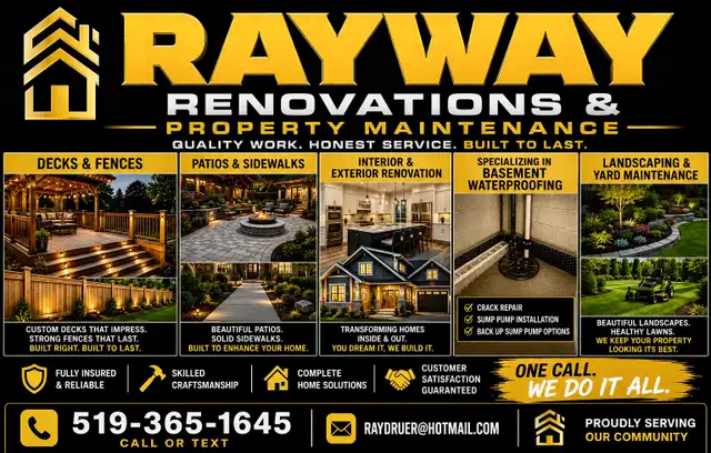 Rayway renovations & property maintenance