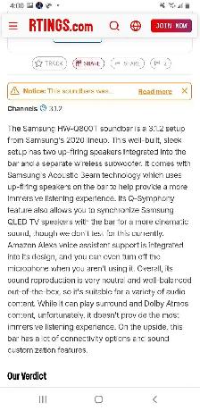 Samsung Sound Bar - Photo 3