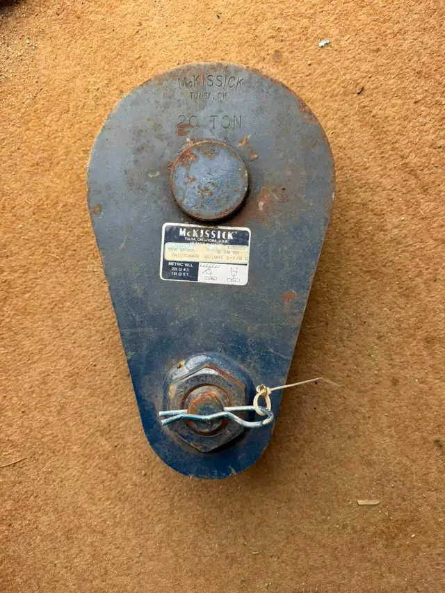 Mckissick snatch block 20 TON