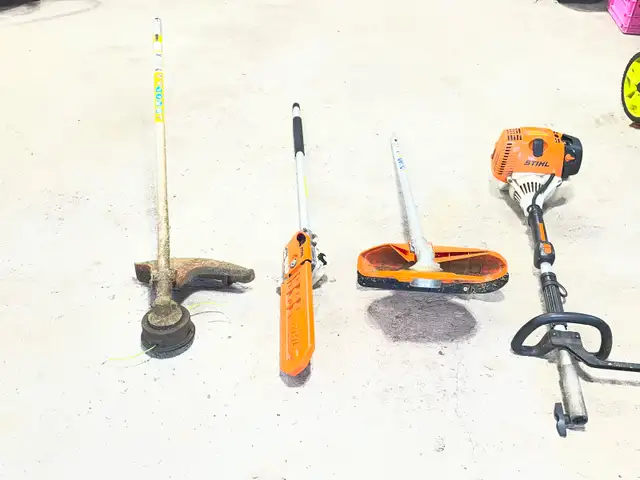 Stihl whipper snipper and chainsaw attachment and brush cutter