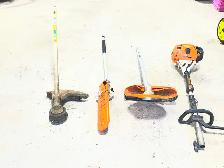 Stihl whipper snipper and chainsaw attachment and brush cutter