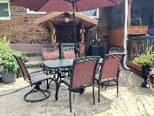 Outdoor 9 piece dining set. - Photo 2