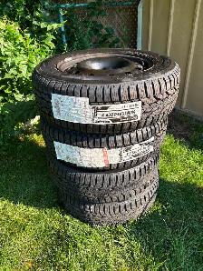 215/60/R16 Firestone Winterforce 2 - Set of 4 on Steel Rims - Photo 6