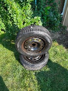 215/60/R16 Firestone Winterforce 2 - Set of 4 on Steel Rims - Photo 9
