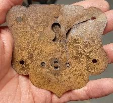 Military Chest Lock Escutcheon Plate c1860 – 70. - Photo 3