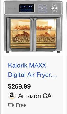 Digital Air Fryer Oven, 26 Quart,  Toaster Ove - Photo 2