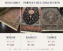 Hand-Knotted Persian Wool Rugs Set of 3 (Tabriz, Bidjar, Kashan) - Photo 2