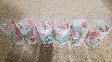 12 piece plastic beverage set with serving tray - Photo 3