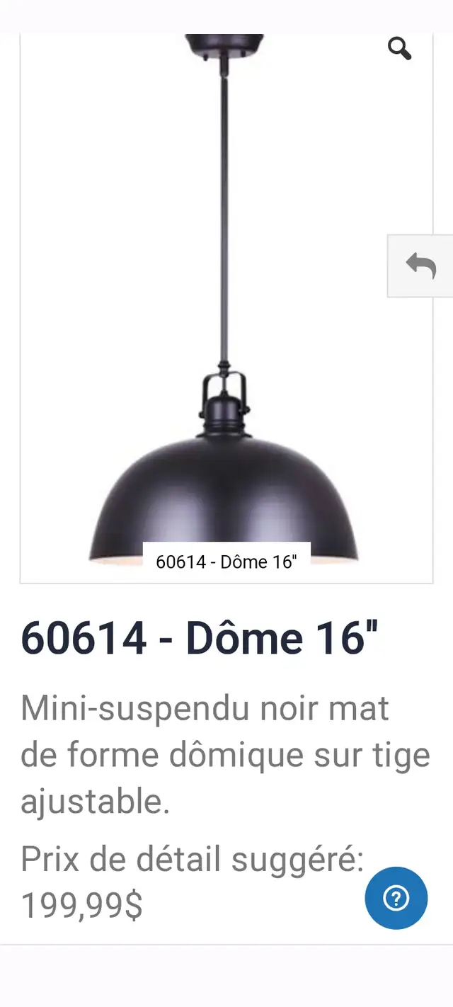 Luminaires suspendus