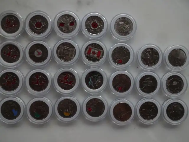 Canada colour and non colour quarters for sale or trade