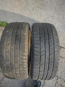 215-45R17x2 pneus été Cooper. Tres bon état