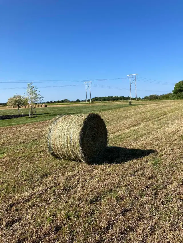4x4 Round bale hay