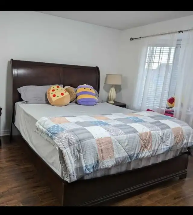 King Size Bed Frame   Box  FREE Mattress – $200 | Must Sell ASAP