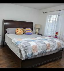 King Size Bed Frame   Box  FREE Mattress – $200 | Must Sell ASAP
