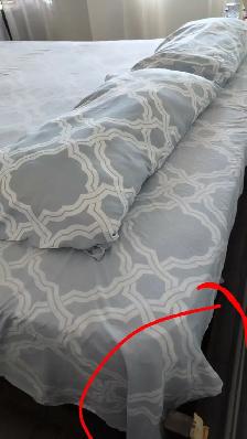 King Size Bed Frame   Box  FREE Mattress – $200 | Must Sell ASAP - Photo 3