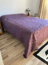 couverture de lit quenn $35.00