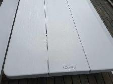 picnic table Umbrella with base - Photo 5