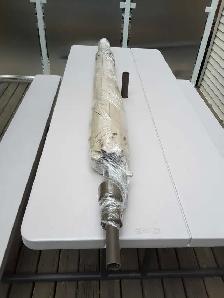 picnic table Umbrella with base - Photo 7