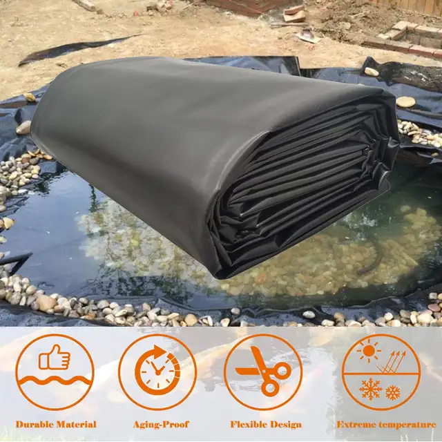 20ft20ft 12mil Fish Pond Liners Garden Pool HDPE Membrane056162