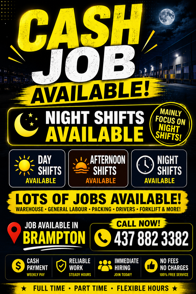 General Labour Jobs in Brampton