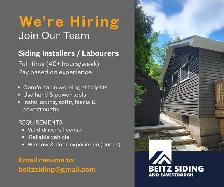 Siding and window and door installer