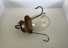 Vintage Glass Bait Tube. Transparent Tackle Co.