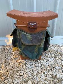 Vintage Fenwick 9055 Cooler Seat with camo pouch and original