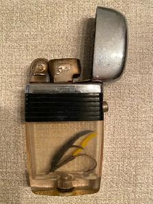 4 Vintage lighters, trench lighter , Scripto Vu-lighter Lark 501 - Photo 7