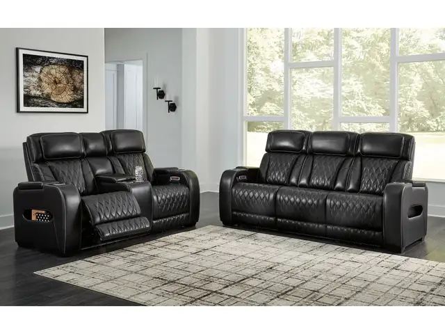 New recliner Sofa loveseat With Wireless charger In Huge Sale