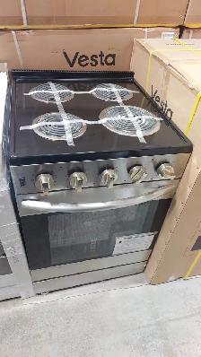 Brand New Element 24' Electric Coil Range 3.7 Cu. Ft. SS