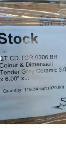 New Wall Tile 3x6 inches Tender grey color - Photo 2