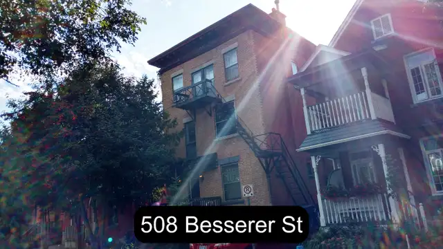 3 Bedroom Sandy Hill Apartment for Rent (508 Besserer St)